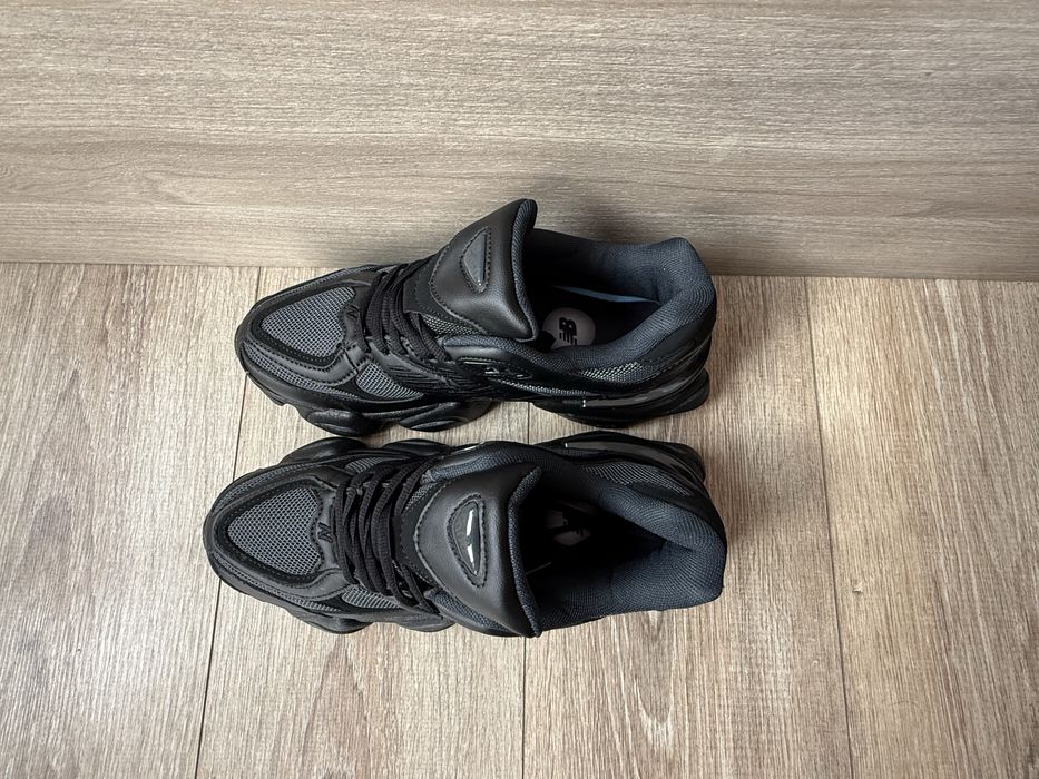 New Balance 9060 Triple Black Leather