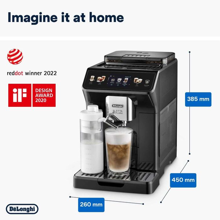 Кафеавтомат Delonghi Eletta Explore Cold Brew (ECAM450.65.G) 1450W