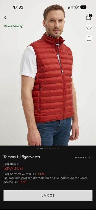 Vesta Tommy Hilfiger  M - NEPURTATA
