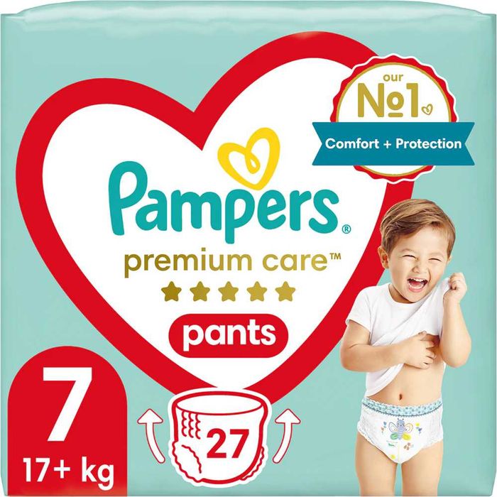 Памперс гащи - Premium Care pants 7 (17кг+)