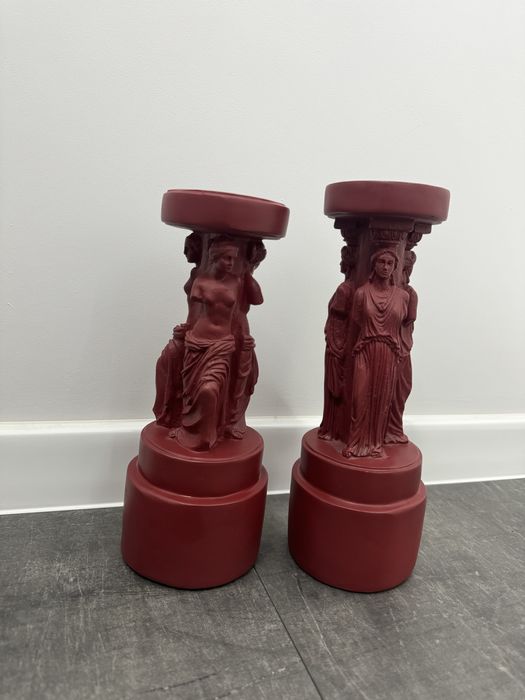 Подсвечники из гипса