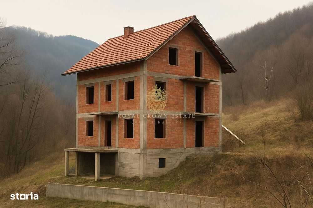 Casa P+1+M | teren 1581mp | sat Podu Dambovitei - Dambovicioara