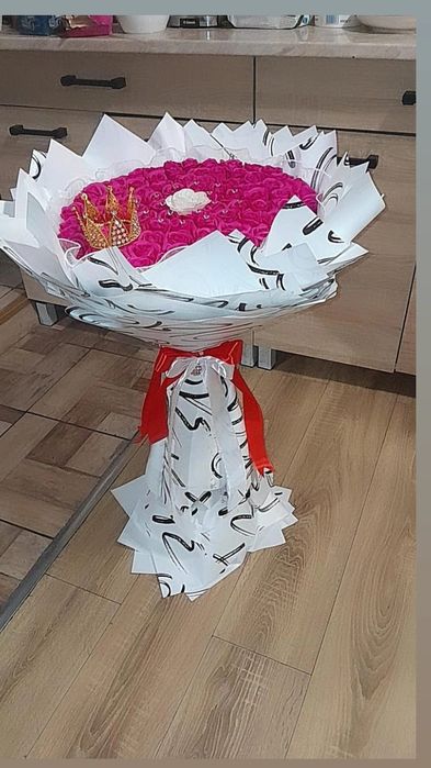 Buchet din trandafiri de săpun