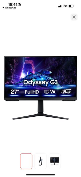 Продам монито samsung 27 дюймов 180 герц