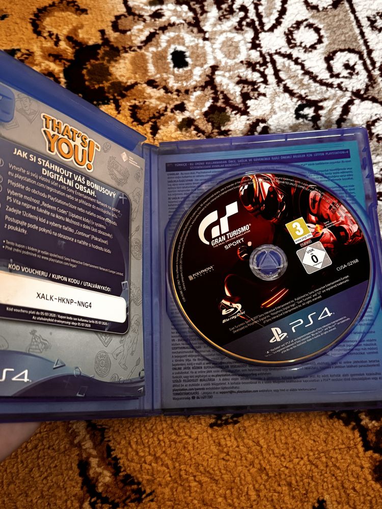Для ps4  и ps5 диск