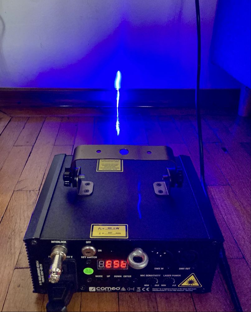 Laser albastru Cameo Wookie 600B