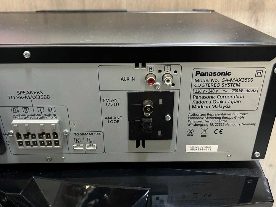 Аудио система PANASONIC SC-MAX3500