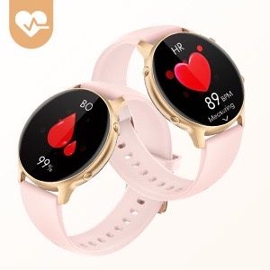 Smartwatch elegant Roz Android / IOS Sigilat