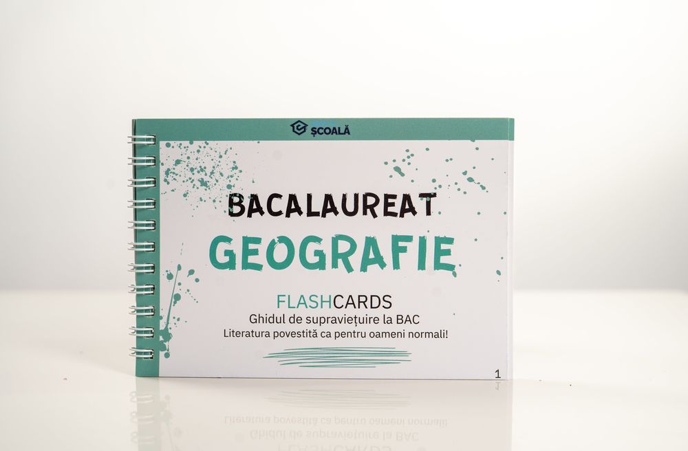 Culegere BAC Geografie – Flashcard Start in Scoala