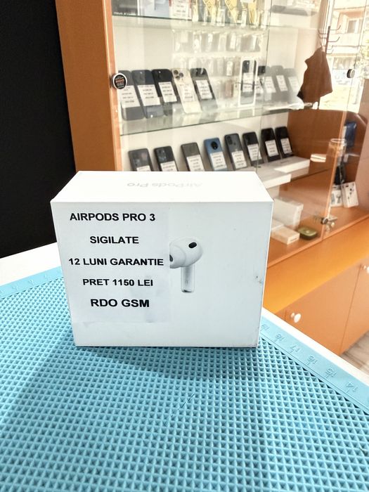 Airpods Pro Gen 3 Sigilate/Garantie