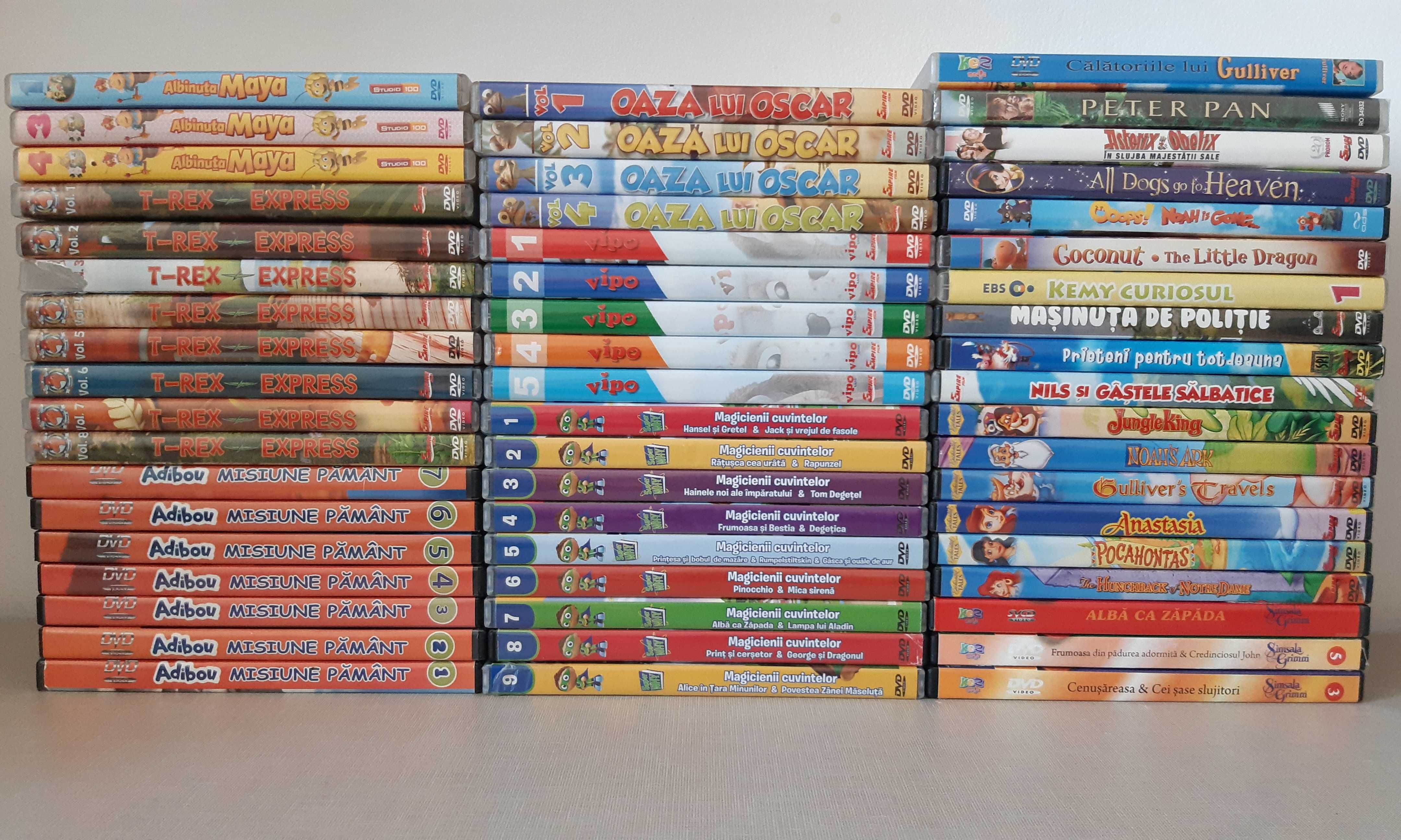 Serii de DVD-uri pentru copii (desene animate)