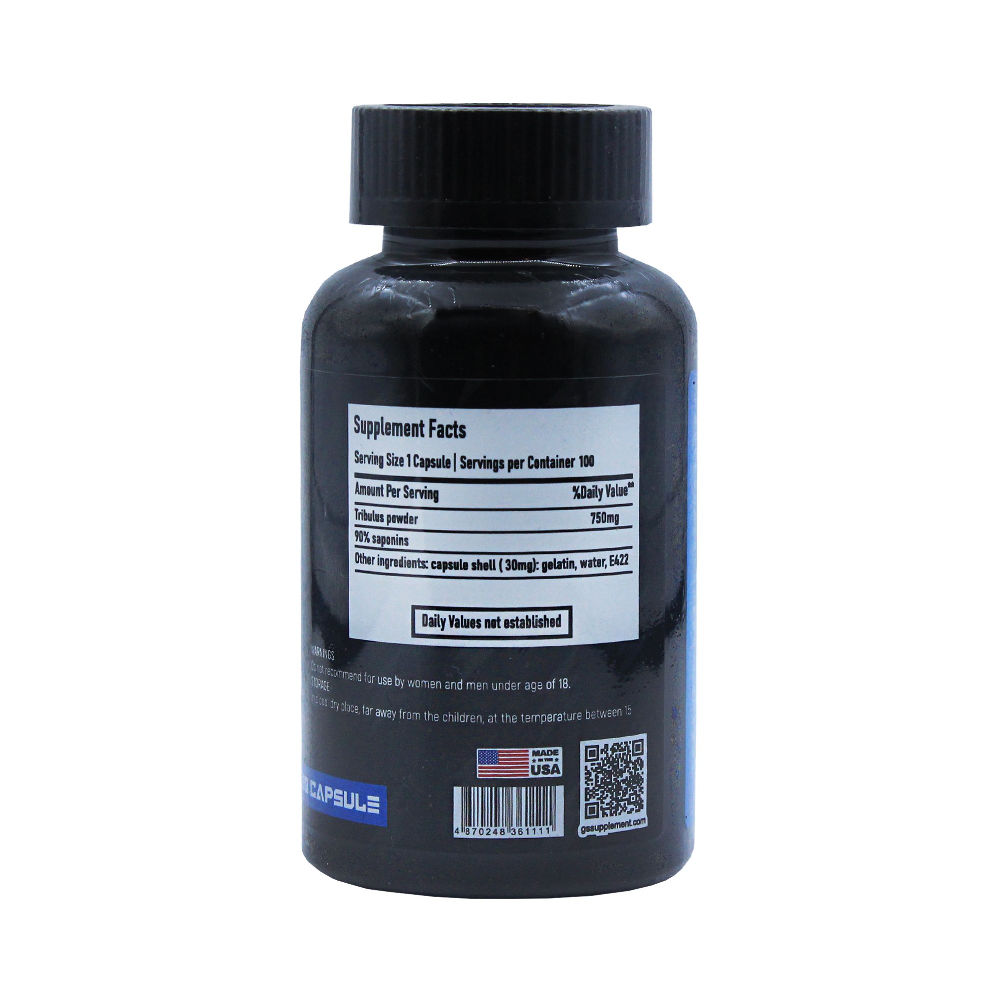 Тестобустер GSS Lab Tribulus 100 капсул