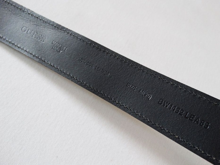GUESS Made in Italy Leather Belt Дамски Колан Естествена Кожа M (90)