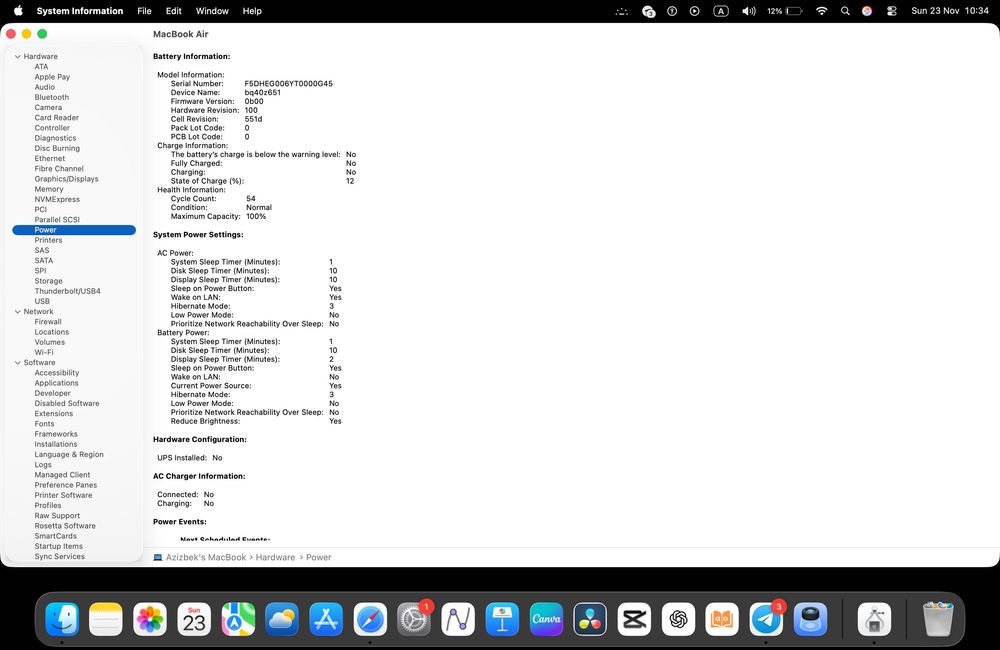 Macbook Air M4 16/256 midnight
