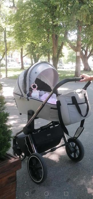 Бебешка количка 2в1 Quick 4.0 Steel Grey - Muuvo