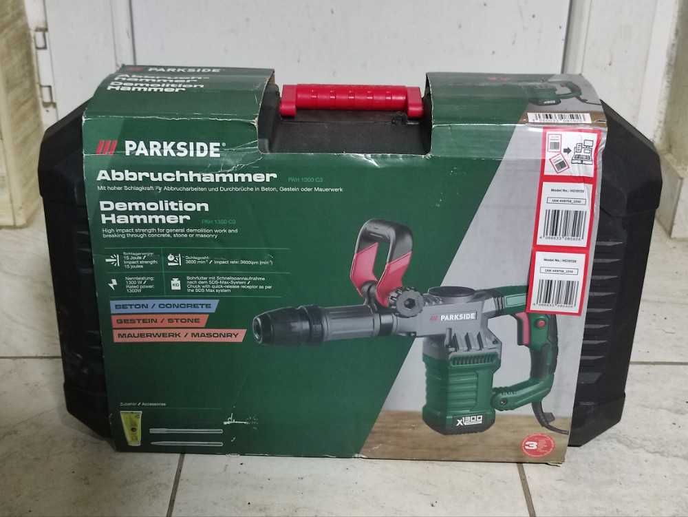 15J Къртач Parkside 1300W Парксайд 15 Джаула сила на удар