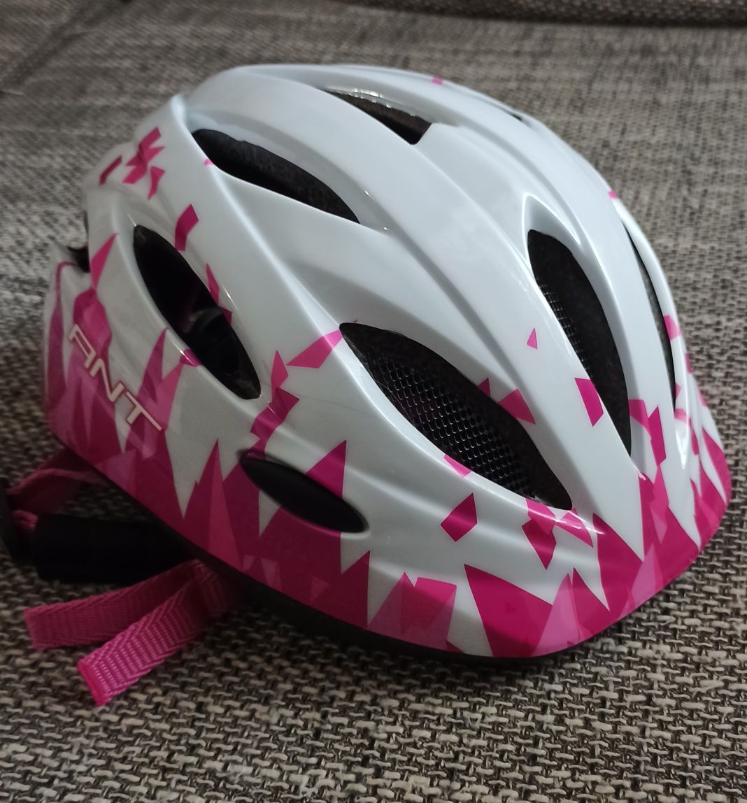 Каска FORCE ANT JR Pink/White