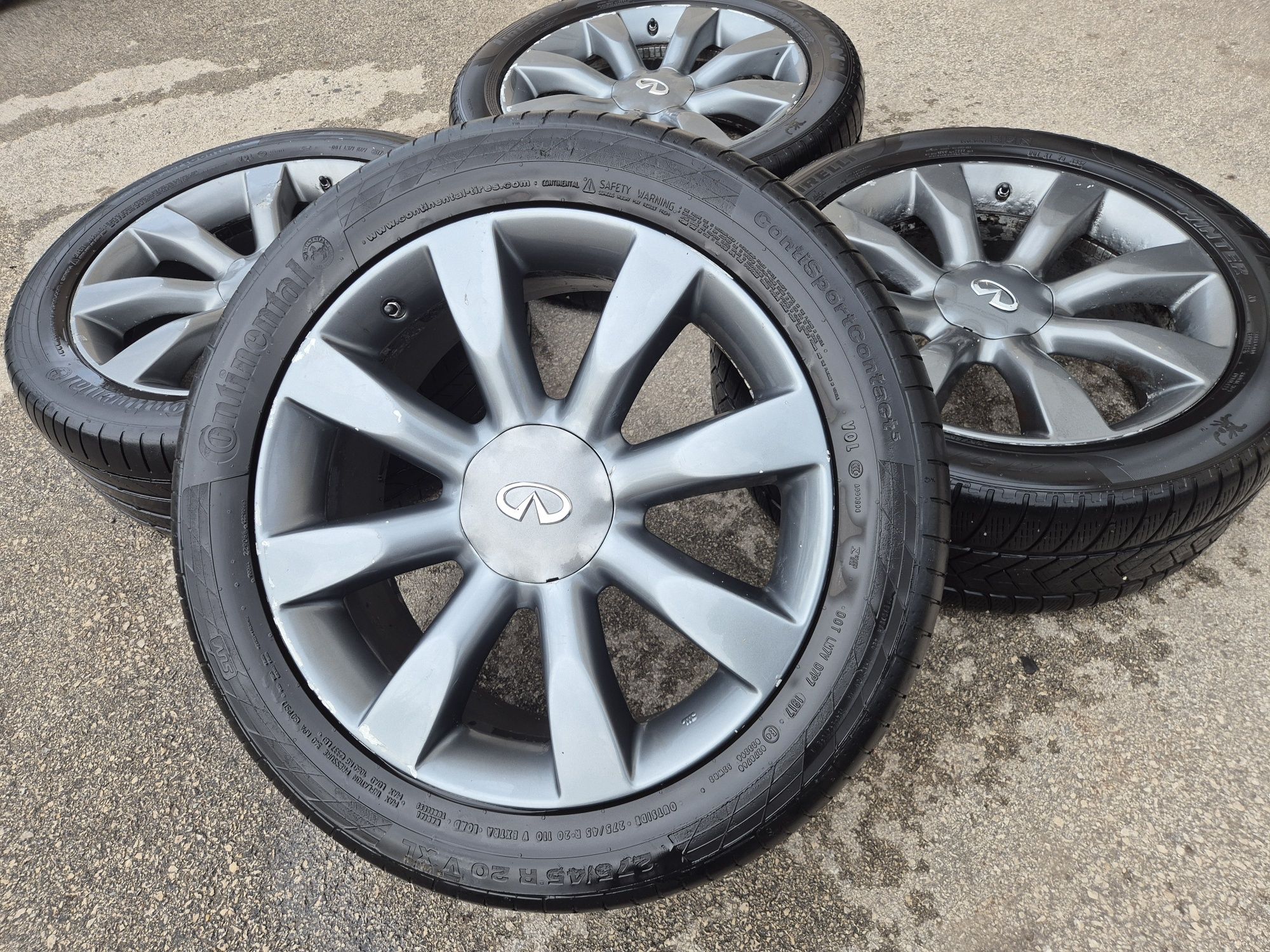 5х114.3/20 infiniti FX Q QX EX с гуми 5x114,3/20 инфинити