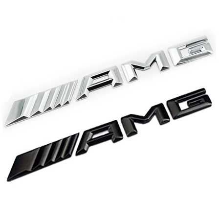 Emblema AMG spate portbagaj Mercedes, negru sau chrom