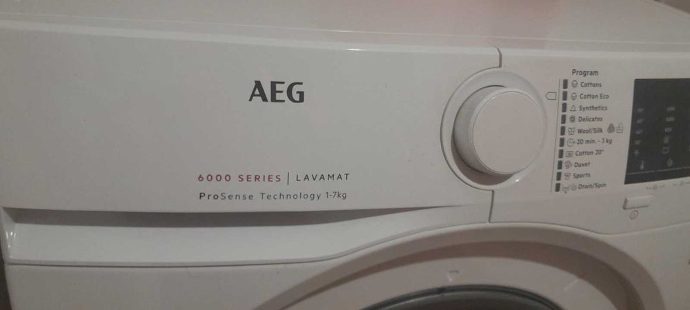 Пералня AEG 6000 series Lavamat ProSense Technology 1-7kg. в гаранция