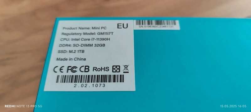 Mini PC Geekom IT11 + Monitor Lg