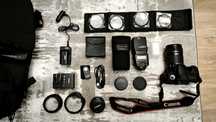 Pachet APARAT FOTO CANON EOS 60D + accesorii