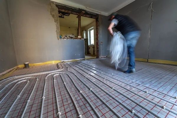 Монтаж Водяных и электрических тёплых полов