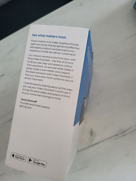 Ring video doorbell 3