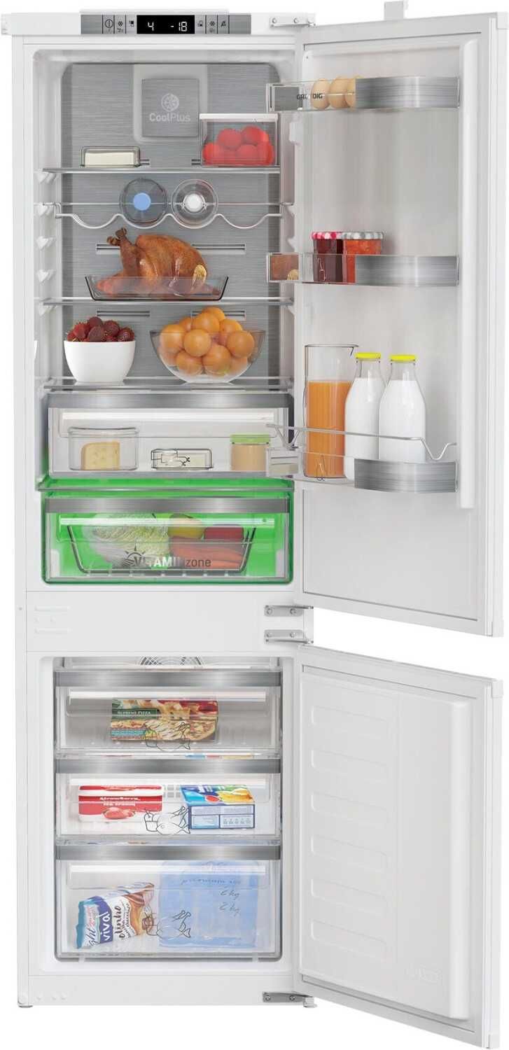 Хладилник с фризер за вграждане GRUNDIG GKNI 25742 FN
