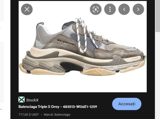 Balenciaga Triple S Grey Originali! Editie Limitata!