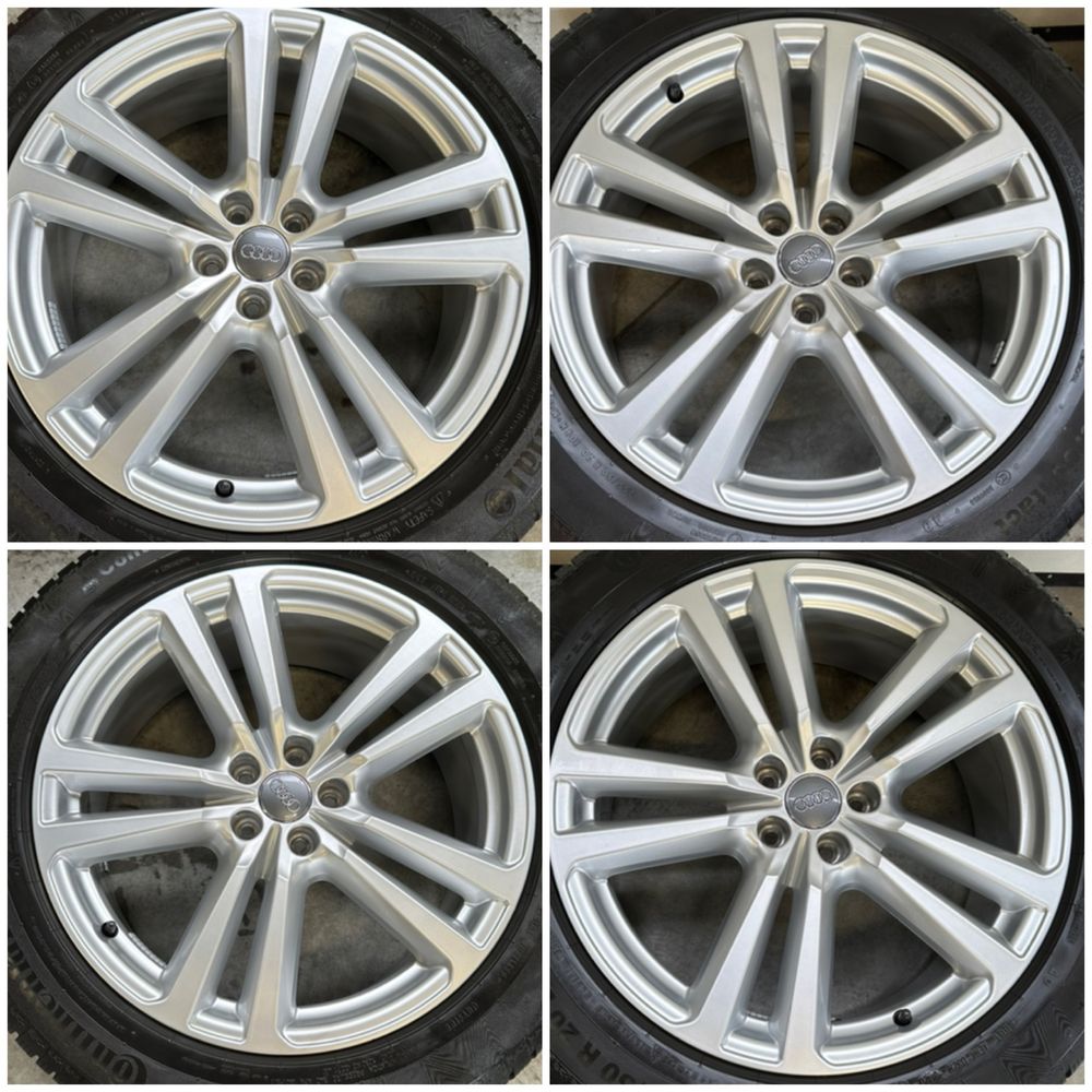 Jante 20 ORIGINALE Audi Q7 Iarna 255/50/20 S-Line Continental