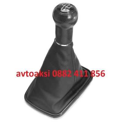 Топка с маншон Голф 4/Golf IV BORA 5/6ск. черна лайсна