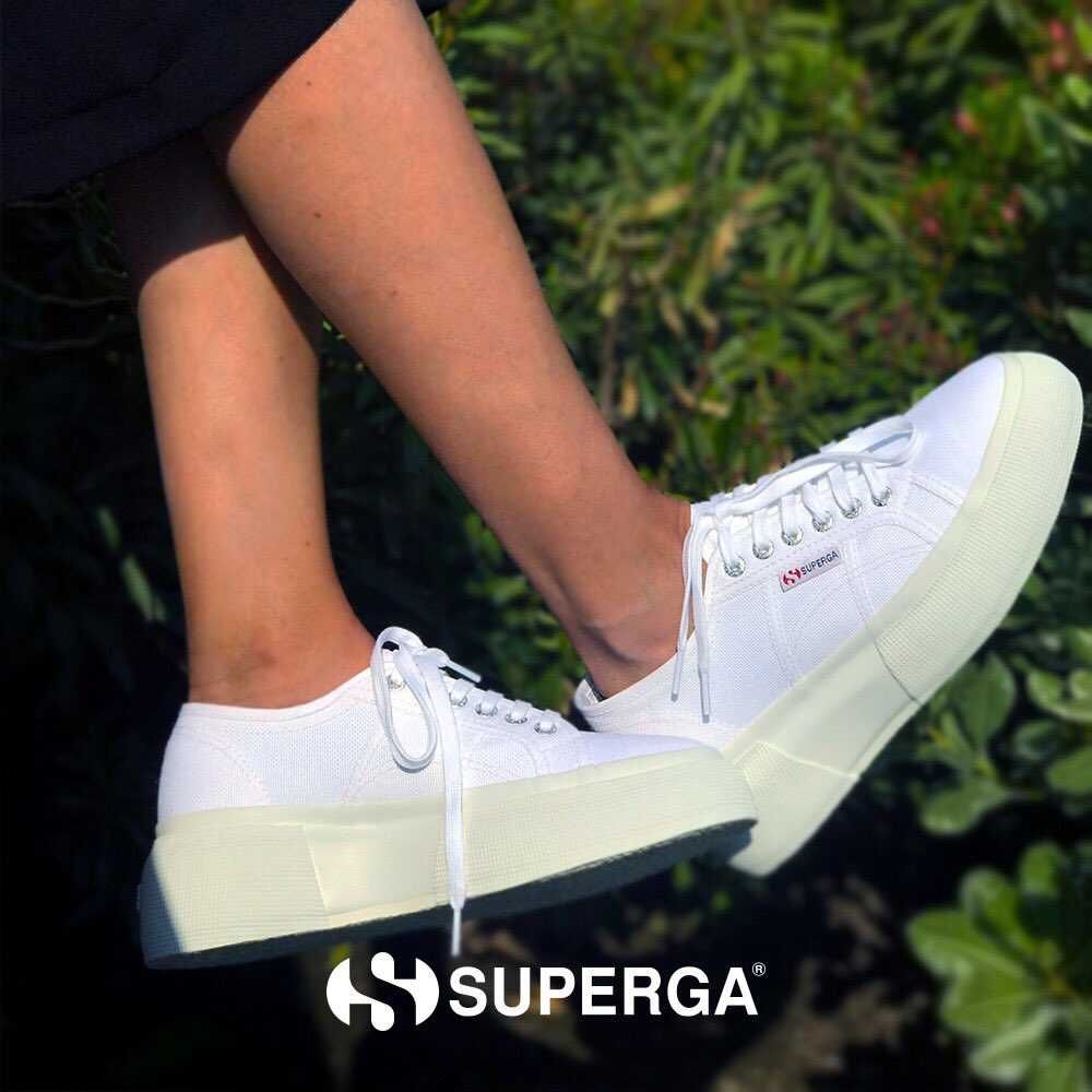 Оригинални бели кецове на Superga * модел 2287 cotu * номер 37