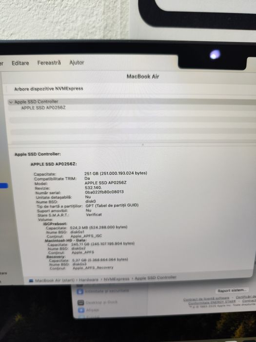 MacBook Air 13 M2/16Gb/256ssd