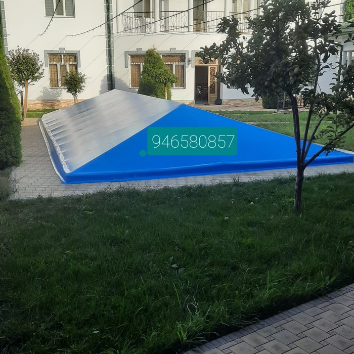 Бассен банер и баннер тент bassen baner banner tent установка киламиз