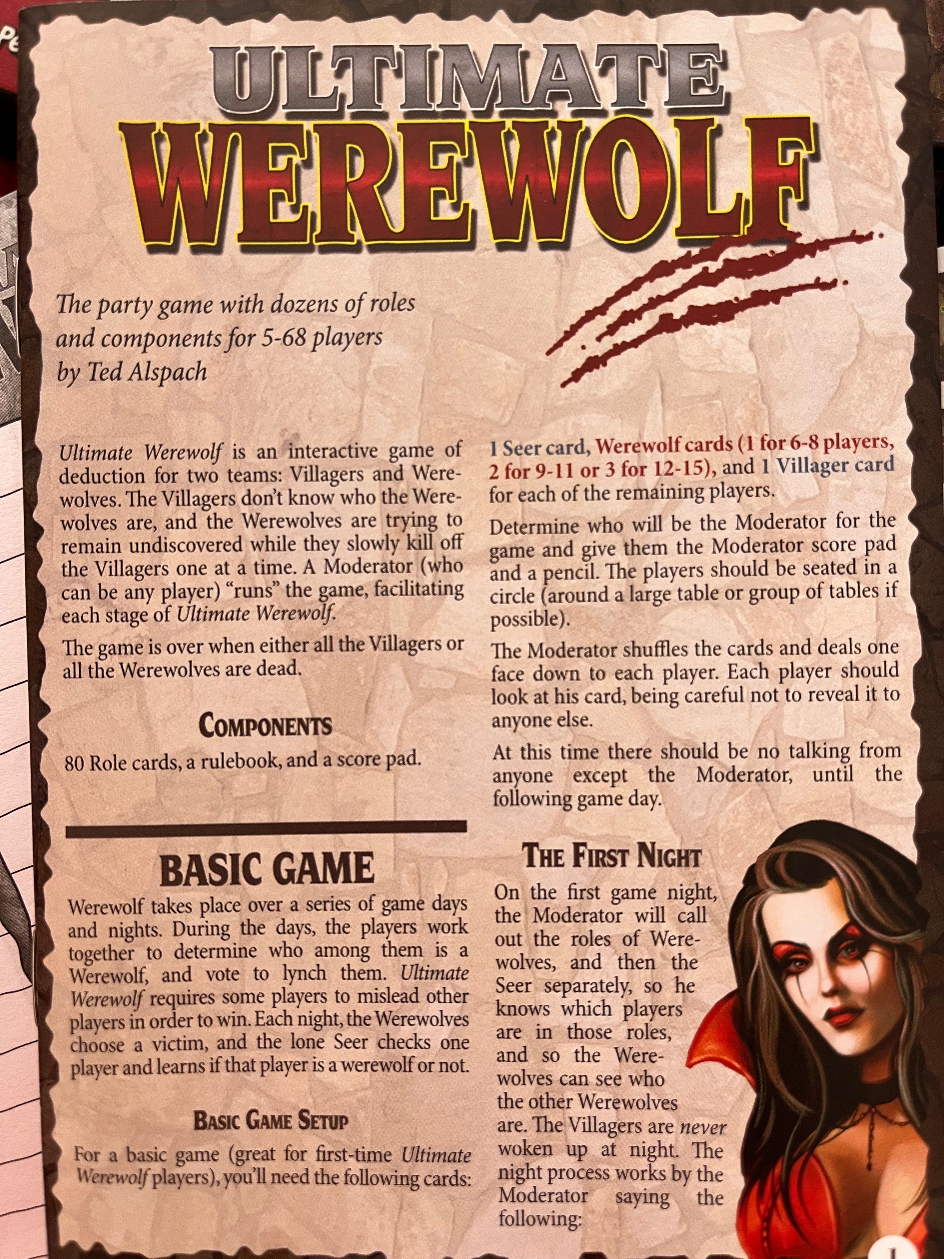 Настолна игра Werewolf ultimate party edition