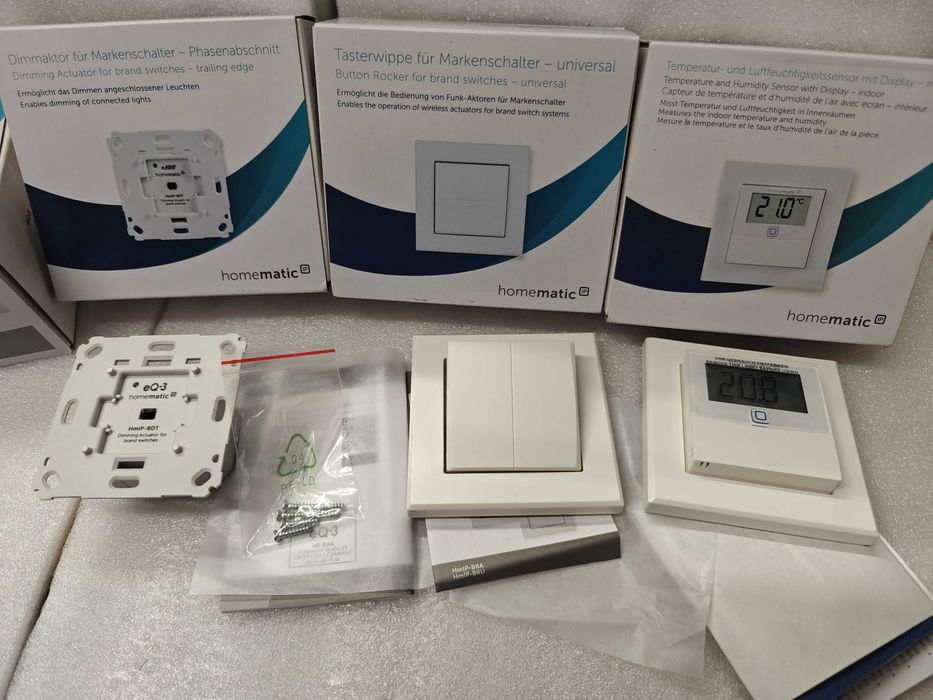 Homematic - термостат/термоглава, Access Point,dimmer,бутони