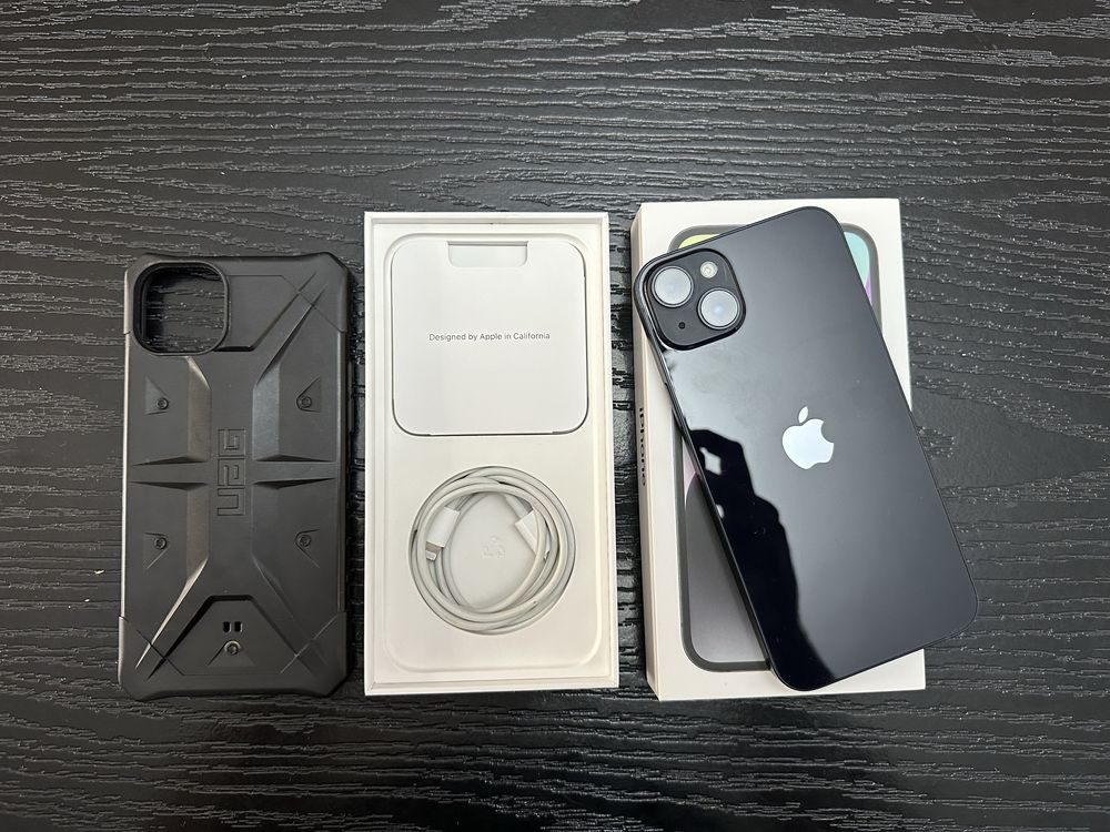 Telefon mobil Apple iPhone 14 Plus, 256GB, 5G, Midnight
