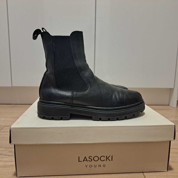 Детски боти от естествена кожа, размер 36