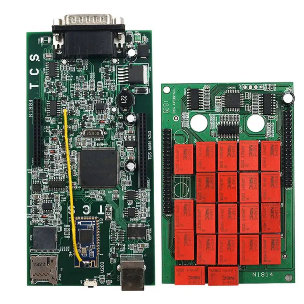 Tester/Diagnoza Multidiag+ cu Delphi/Autocom + Set cabluri camioane