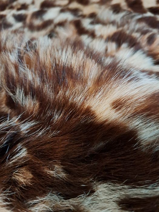 Кожа коза килим принт леопард,много красива