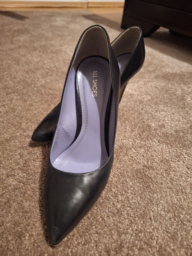 Pantofi stiletto Anna Cori, mărime 37, negru