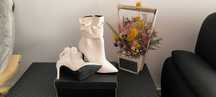 Botine femei, culoare alb, marimea 37