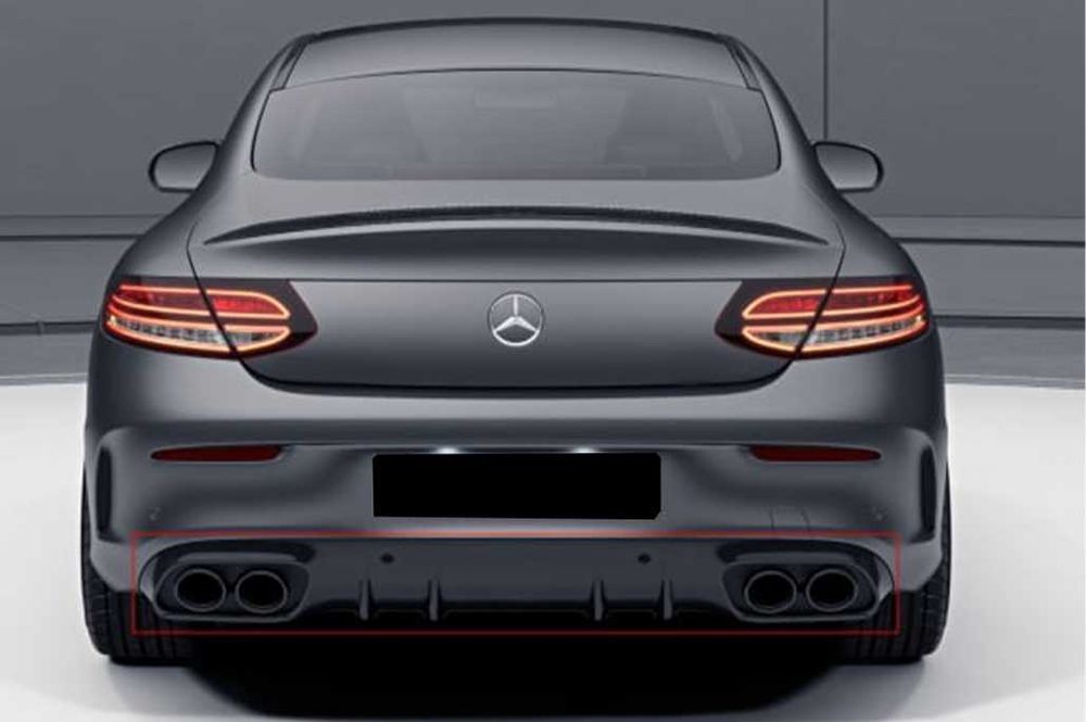 Difuzor Bara Spate Mercedes C-Class C205 A205 (14-19) C43 Design Night
