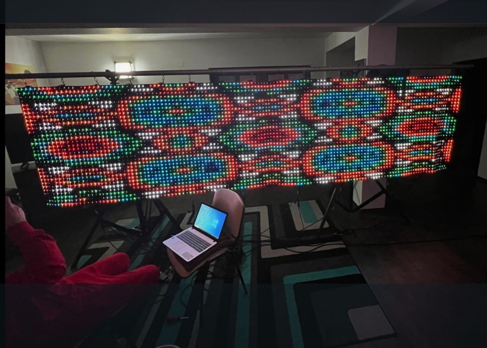 Ecran LED,Cortină LED Eurolite AIO