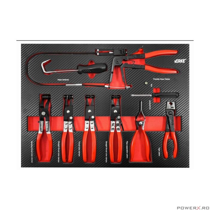 Dulap de scule complet echipat, 306 piese, Verke