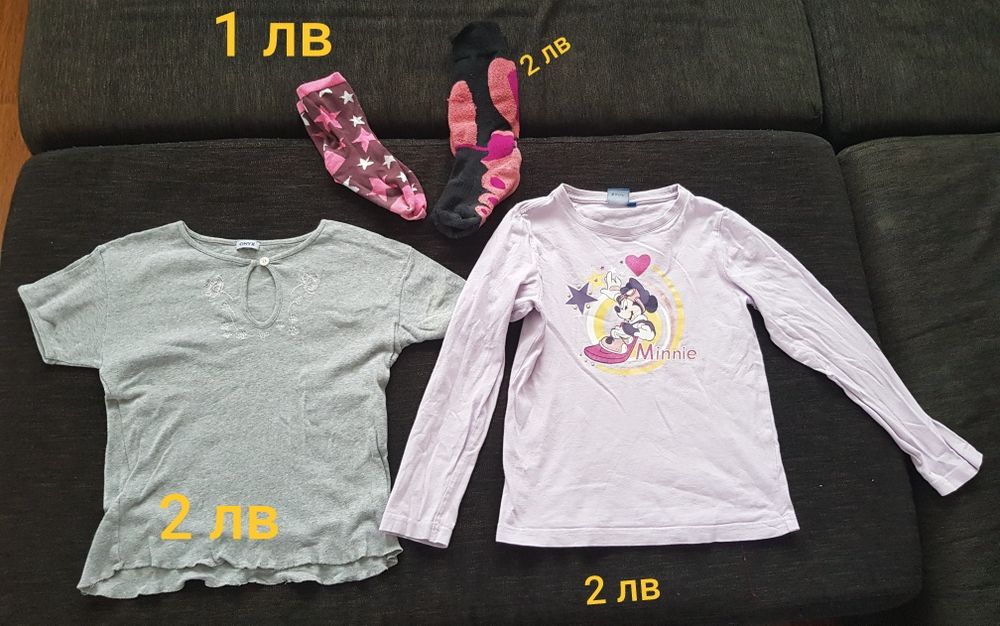 Лот 22 маркови дрешки за момиче 7-8 години, ръст 122-128