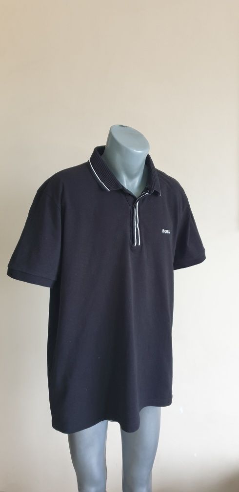 Hugo Boss Paddy 1 Pique Cotton Regular Fit  3XL ОРИГИНАЛНА Тениска!