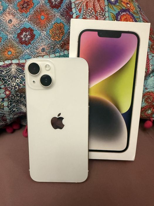 Iphone 14,В ГАРАНЦИЯ,white,128GB,93% battery
