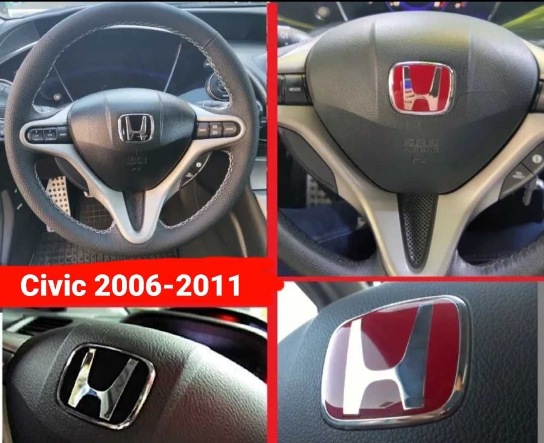 Honda емблема волан Хонда Сивик 2006-2011  Accord CRV Civic Jazz Акорд